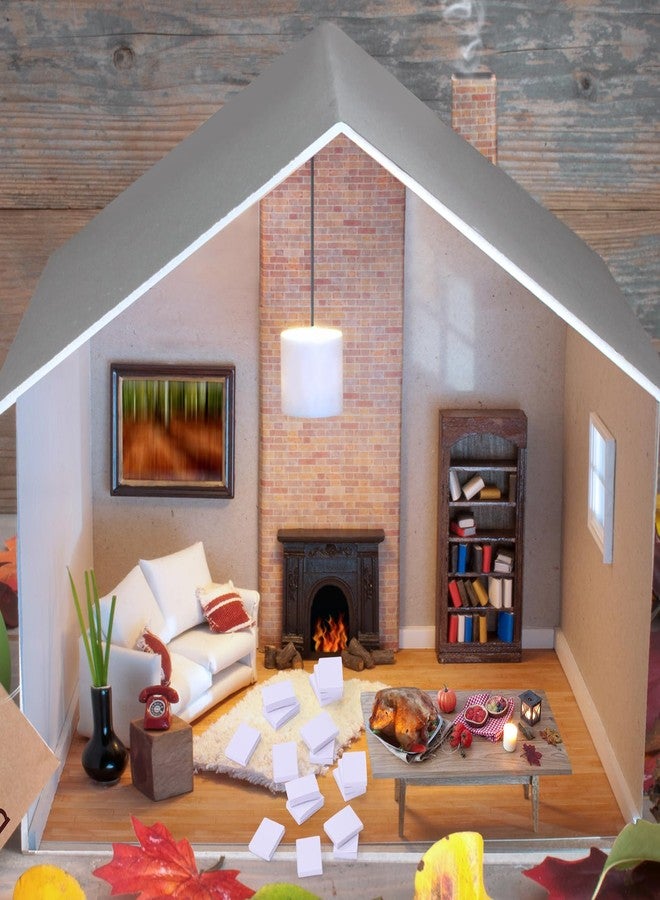 Chivertion 200 Pcs Miniatures White Books Blank Dollhouse Books 1: 12 Scale Mini Book Model DIY Crafting Accessories Tiny House Ornament for Dollhouse Bookshelf Decoration - Image 5